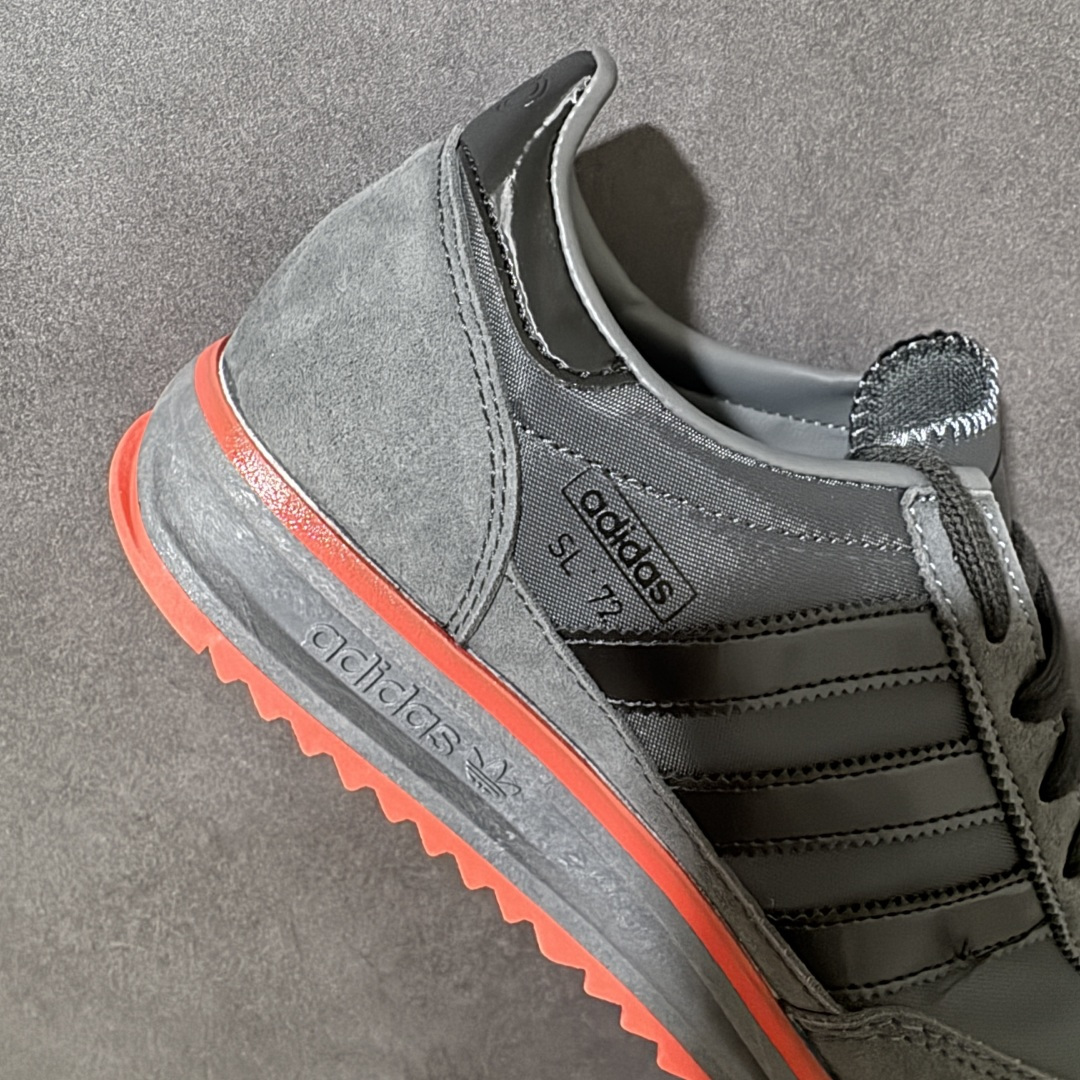 AD Originals SL 72 RS 休闲防滑耐磨低帮板鞋 经典低帮设计和橡胶外底，采用舒爽尼龙鞋面，绒面革饰面和