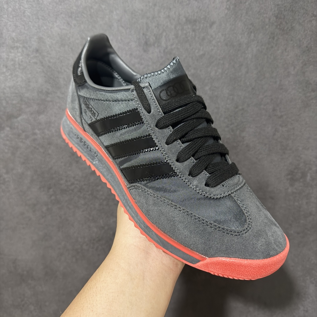 AD Originals SL 72 RS 休闲防滑耐磨低帮板鞋 经典低帮设计和橡胶外底，采用舒爽尼龙鞋面，绒面革饰面和
