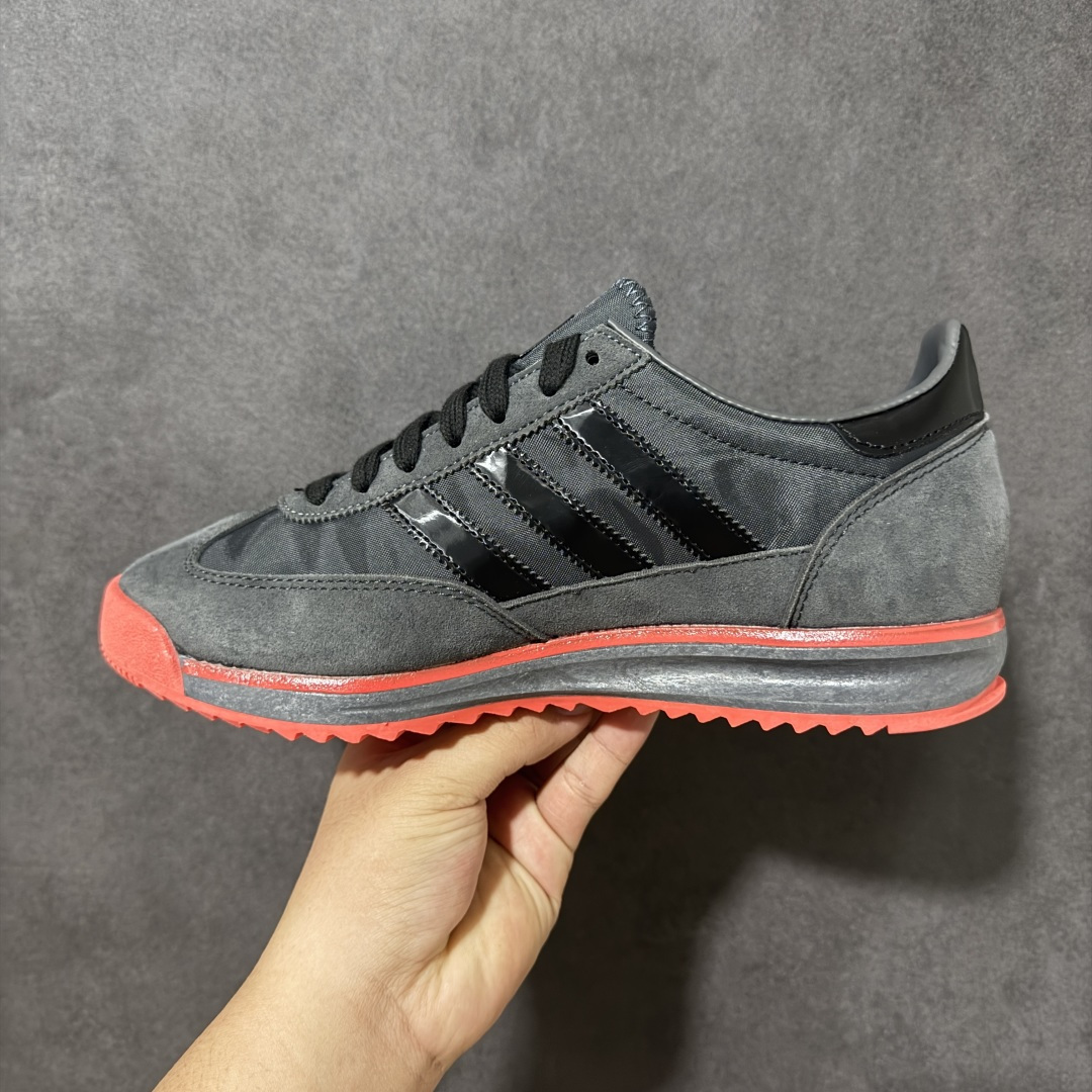 AD Originals SL 72 RS 休闲防滑耐磨低帮板鞋 经典低帮设计和橡胶外底，采用舒爽尼龙鞋面，绒面革饰面和
