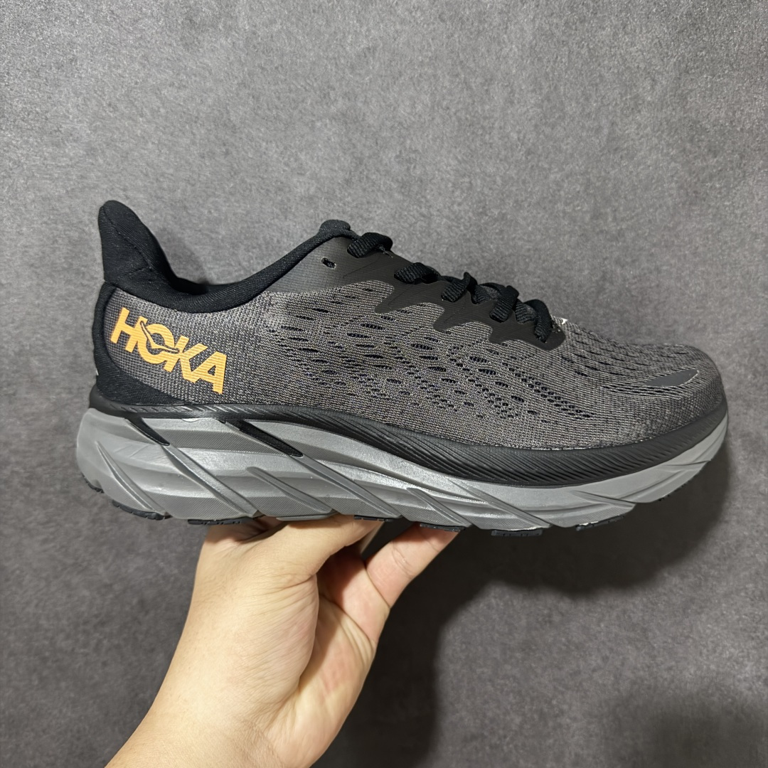 【GQ 福利版】纯原HOKA ONE ONE M CLIFTON 8机能缓震网面透气跑步鞋 全新外贸订单出货 原材料原数据打造 八代缓震网面耐磨低帮跑步鞋 原始的 Bondi 缓震和线条在这里 提供该特许经营权众所周知的柔软、平台首选 跑量品 尺码： 36 36.5 37.5 38 39 40 40.5 41 42 42.5 43 44 44.5 45-选品中心