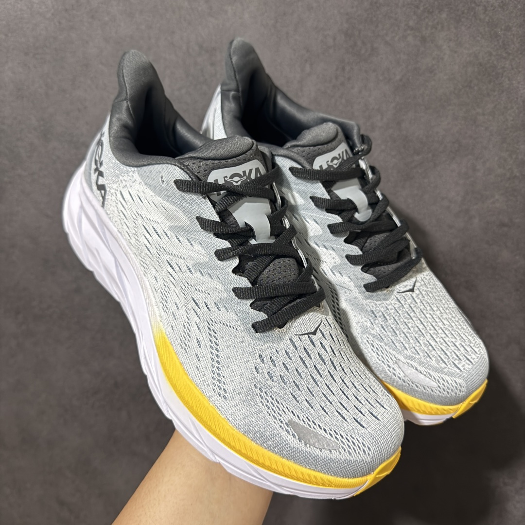图片[4]-【GQ 福利版】纯原HOKA ONE ONE M CLIFTON 8机能缓震网面透气跑步鞋 全新外贸订单出货 原材料原数据打造 八代缓震网面耐磨低帮跑步鞋 原始的 Bondi 缓震和线条在这里 提供该特许经营权众所周知的柔软、平台首选 跑量品 尺码： 36 36.5 37.5 38 39 40 40.5 41 42 42.5 43 44 44.5 45-选品中心
