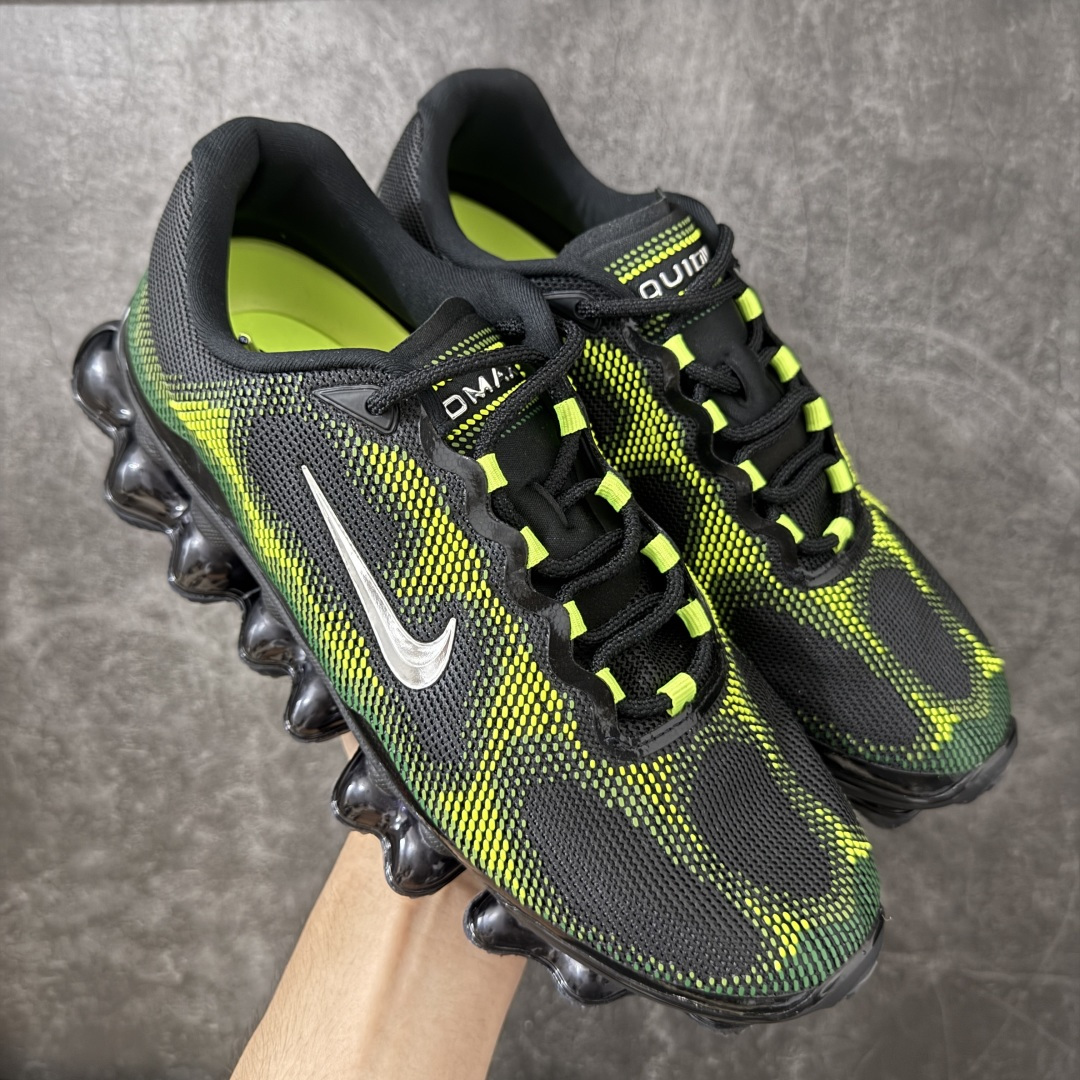 【GX升级版】NK AIR LIQUID MAX 2026S 毒箭蛙新款气垫跑步鞋 黑绿 IQ7634-001 全新品质 细节升级 目前市场最优版本 超弹气垫大底，上脚踩云感直接拉满 日常出街或者运动穿都超有活力，低调又带点潮酷感！ 尺码：35.5 36 36.5 37.5 38 38.5 39 40 40.5 41 42 42.5 43 44 44.5 45 46 47.5-选品中心
