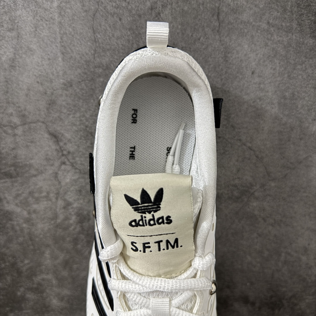图片[8]-【CS纯原】原装级别 SONG FOR THE MUTE x AD 阿迪 Adizero PR SFTM-006 联名款低帮休闲鞋 HP3524 1.原鞋原楦头打造完美版型 2.原盒开发 同正品一致立体钢印 区别市面普通印刷 3.鞋垫贴合欧索莱材质 鞋垫面高频立体印刷 鞋垫底同正品一致过胶纹路 4.鞋口材质色系纹路亮度均同正品一致 5.鞋面后套高剥太空革透心灰底，同原鞋一致，区别市面黑底材质。独家原鞋操作，太空革贴合胶膜，使其在前后帮成型的过程中，与鞋面完全贴合，后跟定型完美，区别市面太空革和鞋面直接缝合 6.鞋面网布纹路，网孔，克重，颜色等均按原鞋同步开发，区别市面不正确网孔纹路，不正确颜色 7.市面唯一跟原鞋同步，采用前帮+后帮成型工艺，真正把中底板和鞋面完全贴合，使鞋面和鞋底牢固贴合，不易开胶脱底。区别市面拉帮中底或在拉帮中底上面再简单覆盖中底板，以假充正 8.独家私模 鞋底同原鞋一致，采用MD和RB组合而成。SFTM-006 这款联名跑步鞋，属于薄底跑步鞋，所以MD需要一定的硬度支撑穿着者，才能保证运动的时候脚感舒适。区别市面一体描漆大底，以及把MD打软的错误操作 9.市面唯一跟原鞋同步，采用前帮+后帮成型工艺，真正把中底板和鞋面完全贴合，使鞋面和鞋底牢固贴合，不易开胶脱底。区别市面拉帮中底或在拉帮中底上面再简单覆盖中底板，以假充正 尺码：36 36.5 37 38 38.5 39 40 40.5 41 42 42.5 43 44 44.5 45-选品中心