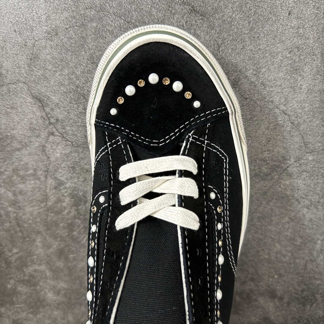 万斯 范斯 / Vans OTW Old Skool 36 Pearlized Pack系列低帮帆布鞋,黑白酒红珍珠铆钉 万斯 范斯 / Vans OTW Old Skool 36 Pearlized Pack系列低帮帆布鞋,黑白酒红珍珠铆钉