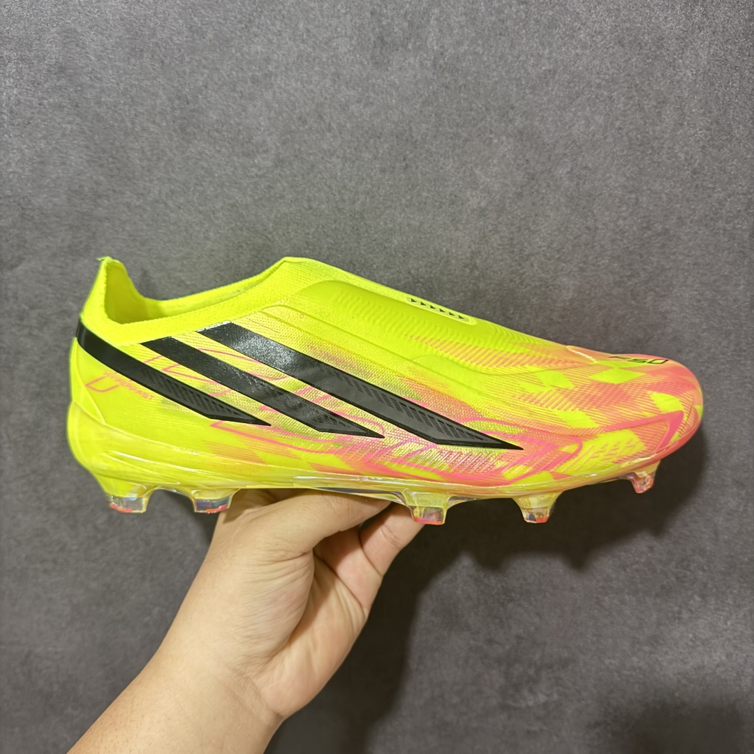 阿迪达斯 adidas F50 ELITE LL FG 系列 圆头系带平跟 足球鞋 男女同款 货号：KK1031 Siz