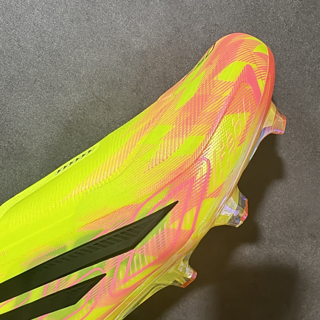 阿迪达斯 adidas F50 ELITE LL FG 系列 圆头系带平跟 足球鞋 男女同款 货号：KK1031 Siz