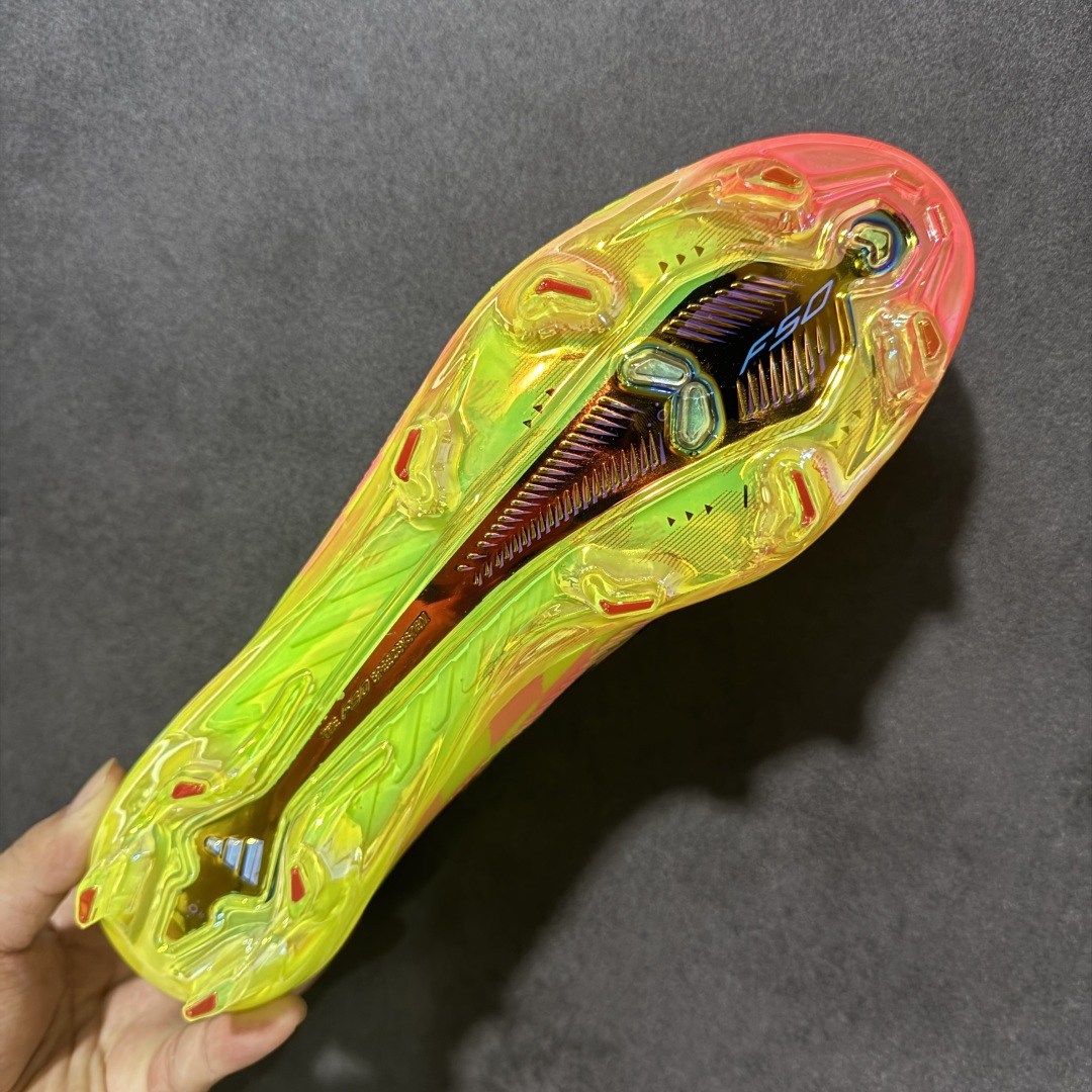 阿迪达斯 adidas F50 ELITE LL FG 系列 圆头系带平跟 足球鞋 男女同款 货号：KK1031 Siz