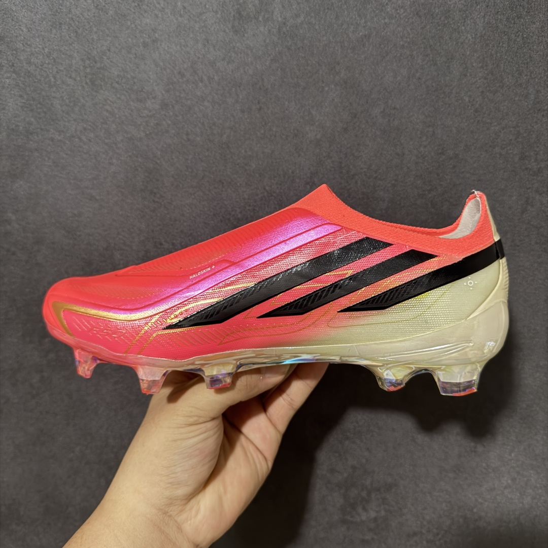 图片[2]-【公司级】阿迪达斯 adidas F50 ELITE LL FG 系列 圆头系带平跟 足球鞋 男女同款 货号：KJ6080 尺码：36～41 含半码-选品中心