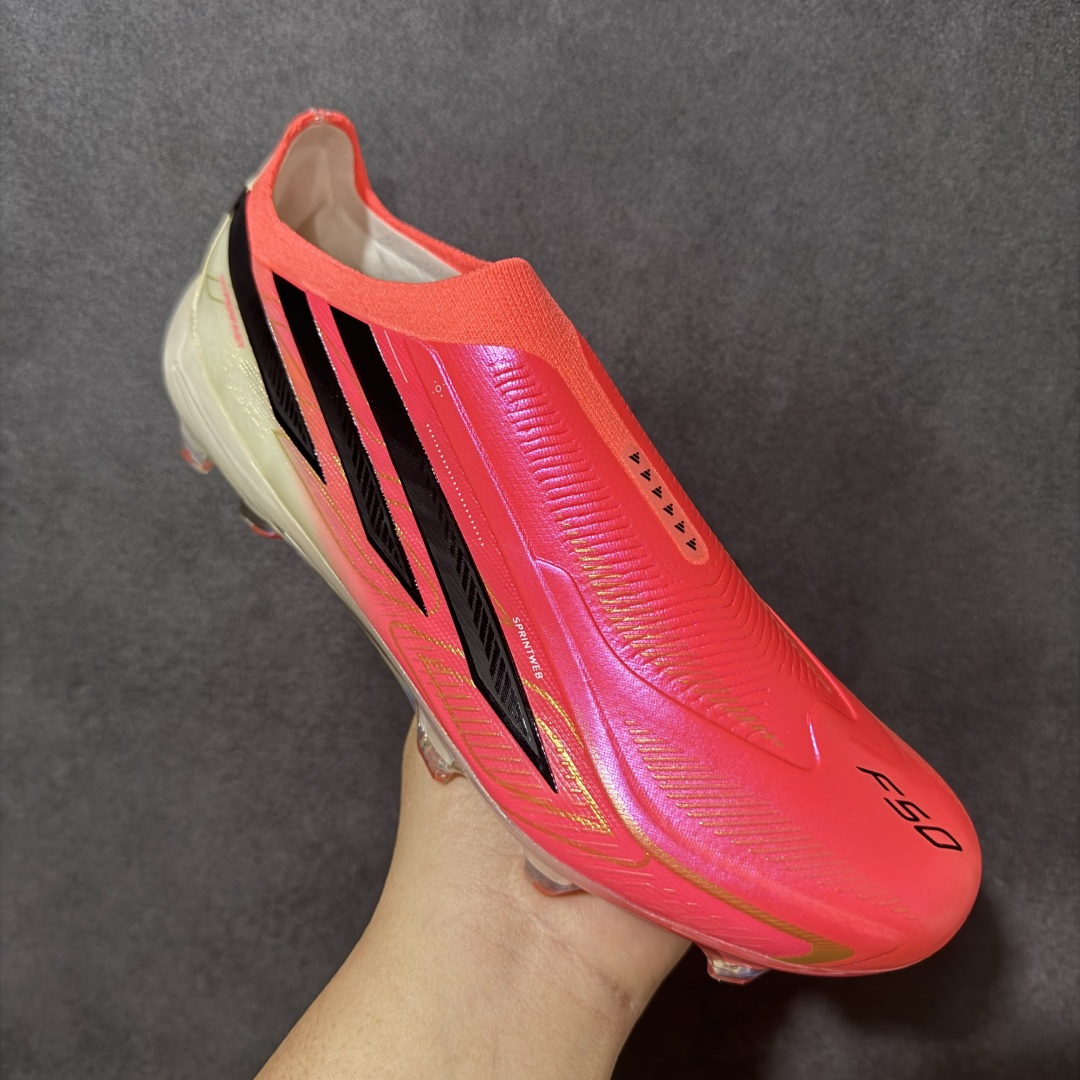 图片[3]-【公司级】阿迪达斯 adidas F50 ELITE LL FG 系列 圆头系带平跟 足球鞋 男女同款 货号：KJ6080 尺码：36～41 含半码-选品中心