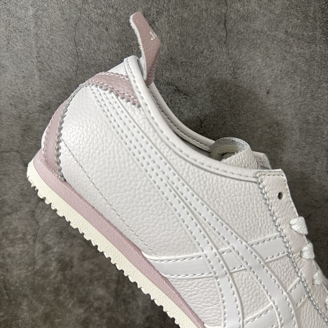 图片[7]-【最强毒版】Onitsuka Tiger Mexico 66 亚瑟士鬼冢虎复古经典板鞋 平台专供 充正版本 保证每个配色都是采购原鞋开发 采用原厂材料 全头层纳帕细纹皮面 质感无敌 全新玻璃刀切割皮料 超高清洁度 纹路、色泽、皮心颜色 质感百分百还原 海外订单工厂出品 超成熟稳定的做工品控 原装全套纸板楦头开发 原汁原味 完美呈现版型 私模正确鞋底咬花纹路 一比一鞋头弧度高度鞋身弧度 绝不口嗨 细节品控鞋型随意秒杀市面 原档咬花纹路私模大底 一个单元有六个三角形 总体形拼接呈现花瓣状 官方四联吊牌 原装Ortholite轻量化鞋垫 原盒原配 质保卡 说明书 钢印防尘纸 纸板中底带钢印 乳胶组合鞋垫带足弓 支持全方位的对比专柜 尺码：35 36 37 37.5 38 39 39.5 40 40.5 41.5 42 42.5 43.5 44 44.5 45-选品中心