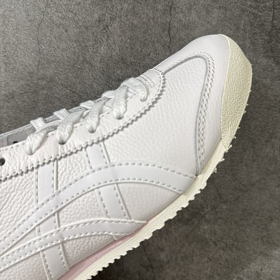 图片[6]-【最强毒版】Onitsuka Tiger Mexico 66 亚瑟士鬼冢虎复古经典板鞋 平台专供 充正版本 保证每个配色都是采购原鞋开发 采用原厂材料 全头层纳帕细纹皮面 质感无敌 全新玻璃刀切割皮料 超高清洁度 纹路、色泽、皮心颜色 质感百分百还原 海外订单工厂出品 超成熟稳定的做工品控 原装全套纸板楦头开发 原汁原味 完美呈现版型 私模正确鞋底咬花纹路 一比一鞋头弧度高度鞋身弧度 绝不口嗨 细节品控鞋型随意秒杀市面 原档咬花纹路私模大底 一个单元有六个三角形 总体形拼接呈现花瓣状 官方四联吊牌 原装Ortholite轻量化鞋垫 原盒原配 质保卡 说明书 钢印防尘纸 纸板中底带钢印 乳胶组合鞋垫带足弓 支持全方位的对比专柜 尺码：35 36 37 37.5 38 39 39.5 40 40.5 41.5 42 42.5 43.5 44 44.5 45-选品中心