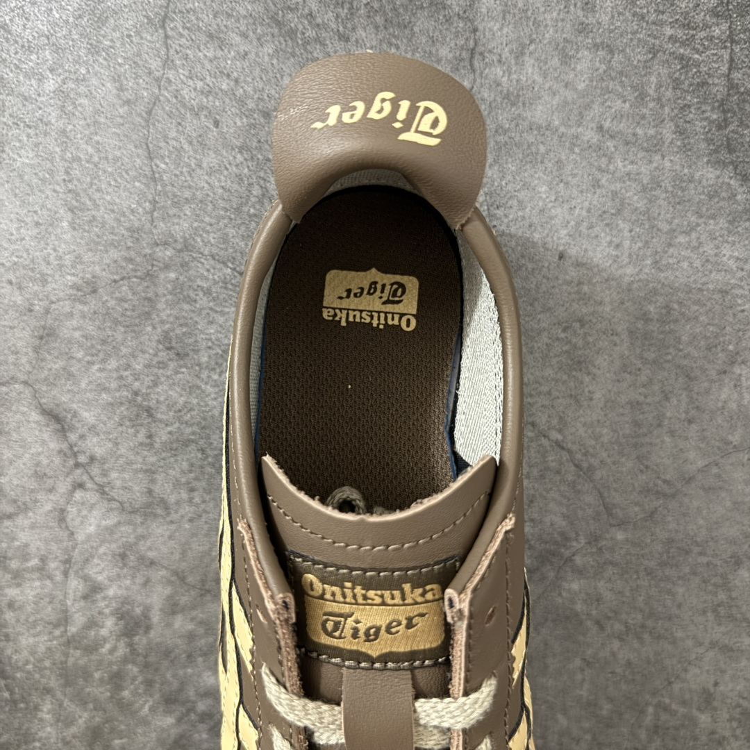 图片[8]-【最强毒版】Onitsuka Tiger Mexico 66 亚瑟士鬼冢虎复古经典板鞋 平台专供 充正版本 保证每个配色都是采购原鞋开发 采用原厂材料 全头层纳帕细纹皮面 质感无敌 全新玻璃刀切割皮料 超高清洁度 纹路、色泽、皮心颜色 质感百分百还原 海外订单工厂出品 超成熟稳定的做工品控 原装全套纸板楦头开发 原汁原味 完美呈现版型 私模正确鞋底咬花纹路 一比一鞋头弧度高度鞋身弧度 绝不口嗨 细节品控鞋型随意秒杀市面 原档咬花纹路私模大底 一个单元有六个三角形 总体形拼接呈现花瓣状 官方四联吊牌 原装Ortholite轻量化鞋垫 原盒原配 质保卡 说明书 钢印防尘纸 纸板中底带钢印 乳胶组合鞋垫带足弓 支持全方位的对比专柜 尺码：35 36 37 37.5 38 39 39.5 40 40.5 41.5 42 42.5 43.5 44 44.5 45-选品中心