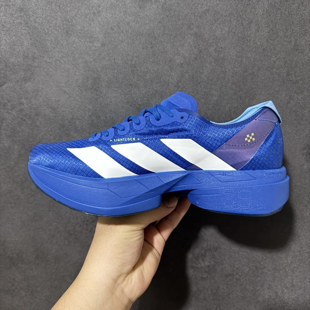 图片[2]-【公司级】Adidas Adizero Pro 4 M 阿迪超轻透气缓震跑鞋   整体外观造型与adiZero Adios Pro EVO 1非常相似 中底配置方面搭载全掌Lightstrike Pro 鞋面采用透气网面示人 契合日常训练鞋的定位 更加耐用 外底给到了马牌橡胶 及上代竞速旗舰adidas Adizero Adios Pro 3区域分布 货号： JP6622 尺码：36-45-选品中心