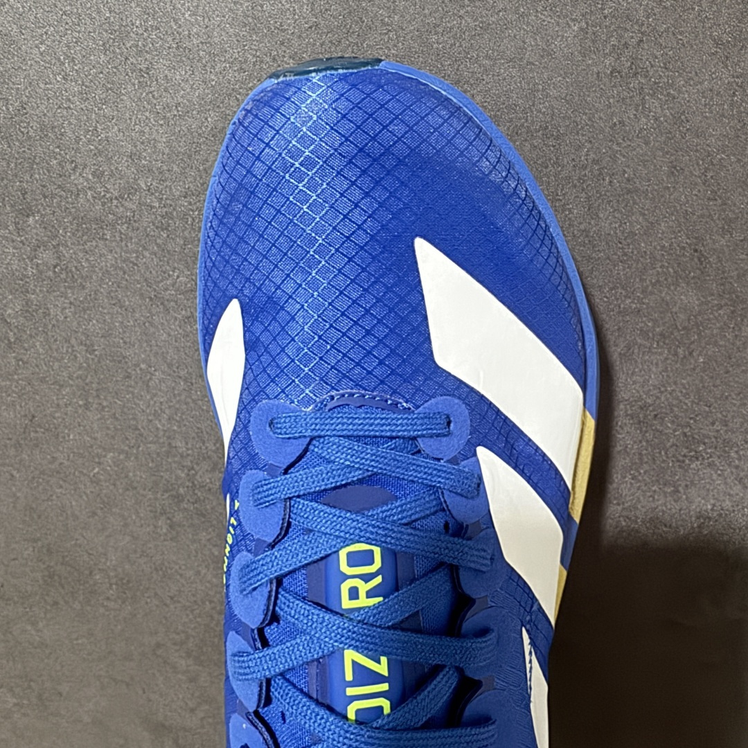 图片[5]-【公司级】Adidas Adizero Pro 4 M 阿迪超轻透气缓震跑鞋   整体外观造型与adiZero Adios Pro EVO 1非常相似 中底配置方面搭载全掌Lightstrike Pro 鞋面采用透气网面示人 契合日常训练鞋的定位 更加耐用 外底给到了马牌橡胶 及上代竞速旗舰adidas Adizero Adios Pro 3区域分布 货号： JP6622 尺码：36-45-选品中心