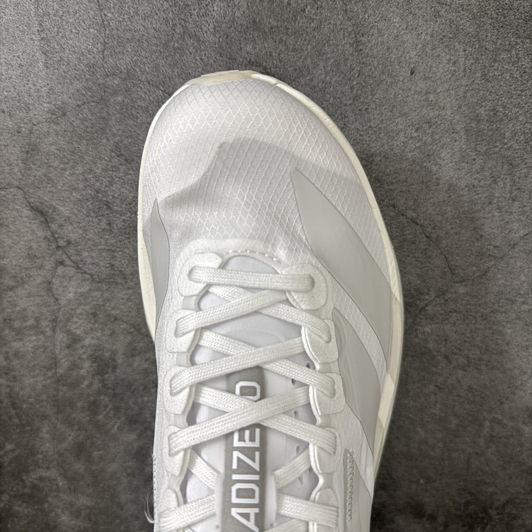 图片[5]-【NO.1纯原】Adidas Adizero Adios Pro 4 M竞训跑步鞋 JR6366 市场独一档品质 区别所有版本 原鞋购入开发数月 原材料 原档案打造 细节版型一比一 独立双层组合底私模.超软弹发泡超临界底 搭配ENERGYRODS 2.0真碳柱，每一步都动力满满 鞋面用的是Lightlock技术，轻透又贴合，就像给脚定制的一样。 中底是全掌Lightstrike Pro泡棉，软弹感超绝 真正一比一还原真实脚感💪🏻 尺码：36 36.5 37 38 38.5 39 40 40.5 41 42 42.5 43 44 44.5 45 46-选品中心