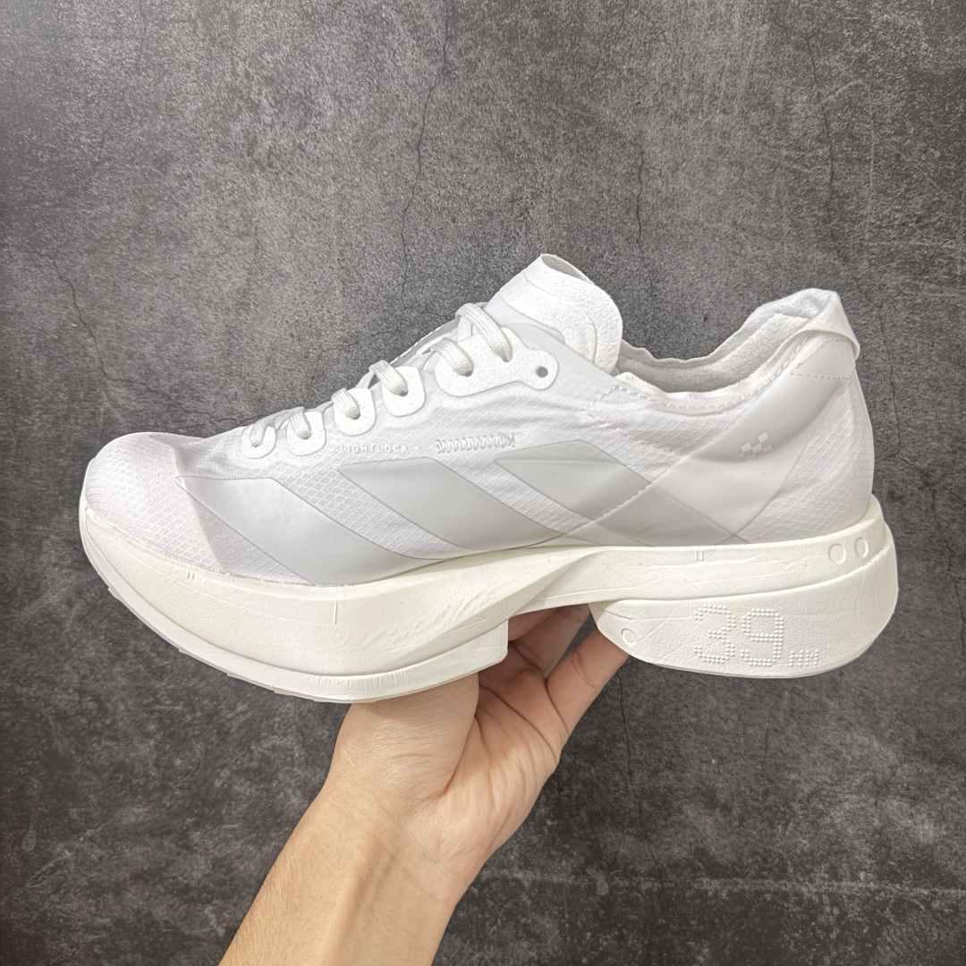 图片[2]-【NO.1纯原】Adidas Adizero Adios Pro 4 M竞训跑步鞋 JR6366 市场独一档品质 区别所有版本 原鞋购入开发数月 原材料 原档案打造 细节版型一比一 独立双层组合底私模.超软弹发泡超临界底 搭配ENERGYRODS 2.0真碳柱，每一步都动力满满 鞋面用的是Lightlock技术，轻透又贴合，就像给脚定制的一样。 中底是全掌Lightstrike Pro泡棉，软弹感超绝 真正一比一还原真实脚感💪🏻 尺码：36 36.5 37 38 38.5 39 40 40.5 41 42 42.5 43 44 44.5 45 46-选品中心