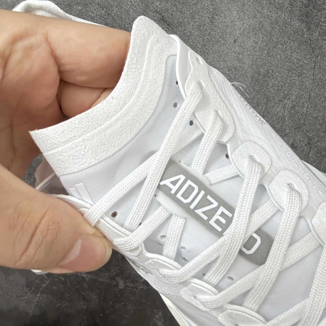 图片[6]-【NO.1纯原】Adidas Adizero Adios Pro 4 M竞训跑步鞋 JR6366 市场独一档品质 区别所有版本 原鞋购入开发数月 原材料 原档案打造 细节版型一比一 独立双层组合底私模.超软弹发泡超临界底 搭配ENERGYRODS 2.0真碳柱，每一步都动力满满 鞋面用的是Lightlock技术，轻透又贴合，就像给脚定制的一样。 中底是全掌Lightstrike Pro泡棉，软弹感超绝 真正一比一还原真实脚感💪🏻 尺码：36 36.5 37 38 38.5 39 40 40.5 41 42 42.5 43 44 44.5 45 46-选品中心