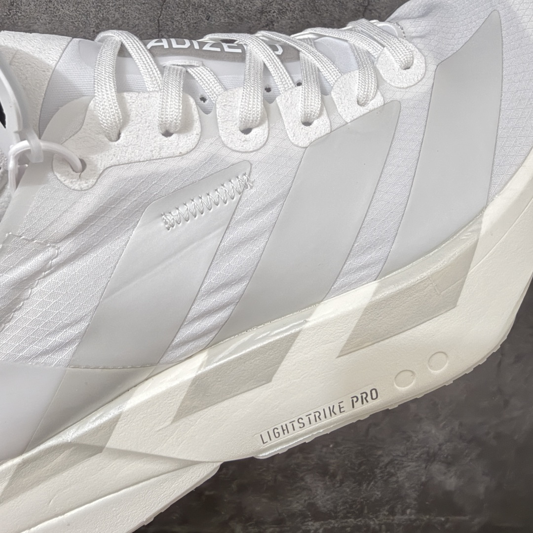 图片[4]-【NO.1纯原】Adidas Adizero Adios Pro 4 M竞训跑步鞋 JR6366 市场独一档品质 区别所有版本 原鞋购入开发数月 原材料 原档案打造 细节版型一比一 独立双层组合底私模.超软弹发泡超临界底 搭配ENERGYRODS 2.0真碳柱，每一步都动力满满 鞋面用的是Lightlock技术，轻透又贴合，就像给脚定制的一样。 中底是全掌Lightstrike Pro泡棉，软弹感超绝 真正一比一还原真实脚感💪🏻 尺码：36 36.5 37 38 38.5 39 40 40.5 41 42 42.5 43 44 44.5 45 46-选品中心