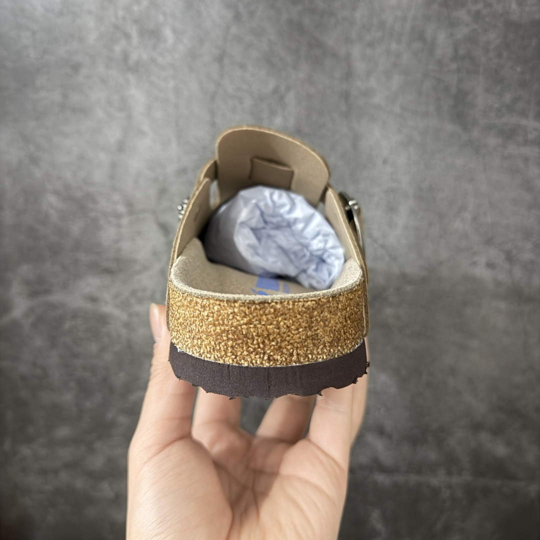 图片[4]-【莞产G版】Chrome Heart x Birkenstock 博肯/勃肯 Boston 克罗心限定联名配色 低帮半拖 正确翘头版型 中底搭载缓震软木橡胶 外置EVA轻量片装外底 定制五金配件 尺码：35 36 37 38 39 40 41 42 43 44 45 正常尺码-选品中心