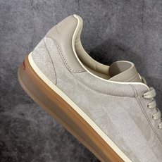 Loro Piana LP Tennis Walk Low 生活系列低帮复古百搭德训风休闲运动板鞋 大象灰 意大利顶级奢 Loro Piana LP Tennis Walk Low 生活系列低帮复古百搭德训风休闲运动板鞋 大象灰 意大利顶级奢