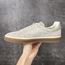 Loro Piana LP Tennis Walk Low 生活系列低帮复古百搭德训风休闲运动板鞋 大象灰 意大利顶级奢 Loro Piana LP Tennis Walk Low 生活系列低帮复古百搭德训风休闲运动板鞋 大象灰 意大利顶级奢