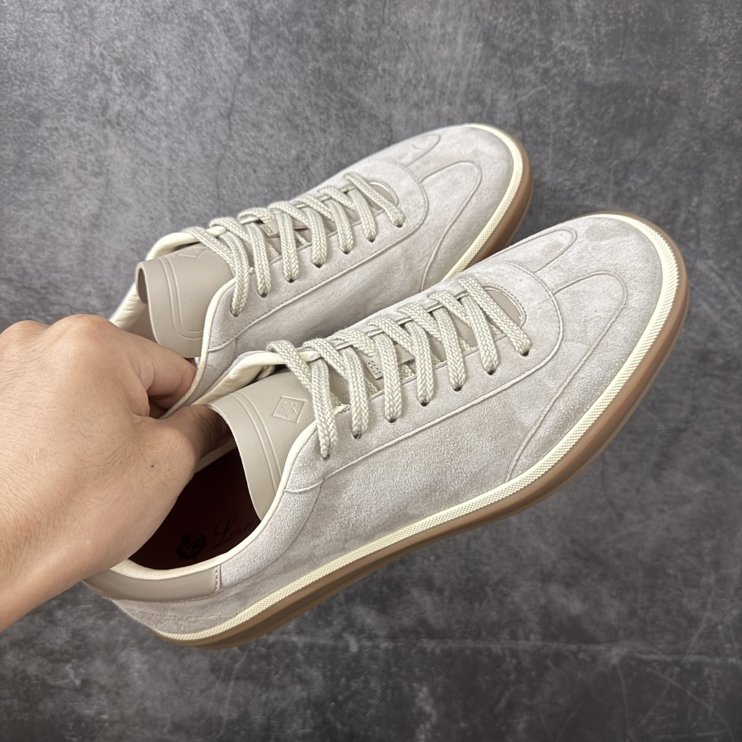 Loro Piana LP Tennis Walk Low 生活系列低帮复古百搭德训风休闲运动板鞋 大象灰 意大利顶级奢 Loro Piana LP Tennis Walk Low 生活系列低帮复古百搭德训风休闲运动板鞋 大象灰 意大利顶级奢