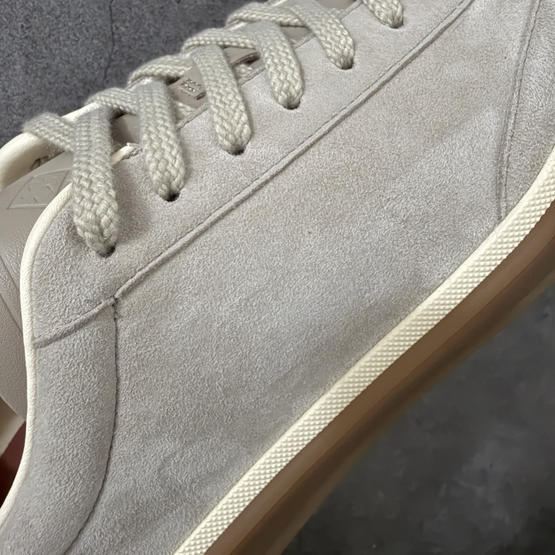 Loro Piana LP Tennis Walk Low 生活系列低帮复古百搭德训风休闲运动板鞋 大象灰 意大利顶级奢 Loro Piana LP Tennis Walk Low 生活系列低帮复古百搭德训风休闲运动板鞋 大象灰 意大利顶级奢