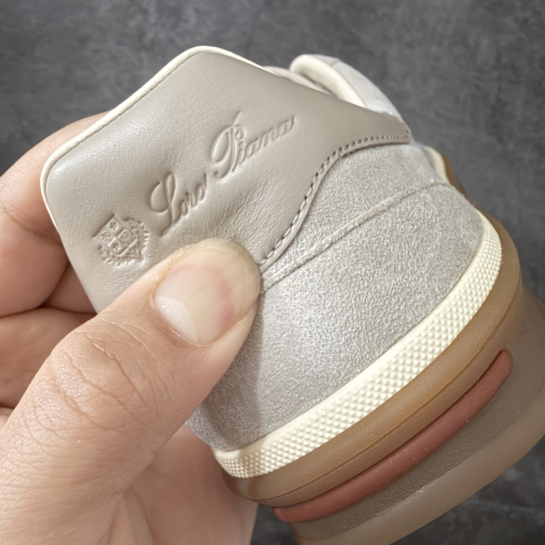 Loro Piana LP Tennis Walk Low 生活系列低帮复古百搭德训风休闲运动板鞋 大象灰 意大利顶级奢 Loro Piana LP Tennis Walk Low 生活系列低帮复古百搭德训风休闲运动板鞋 大象灰 意大利顶级奢