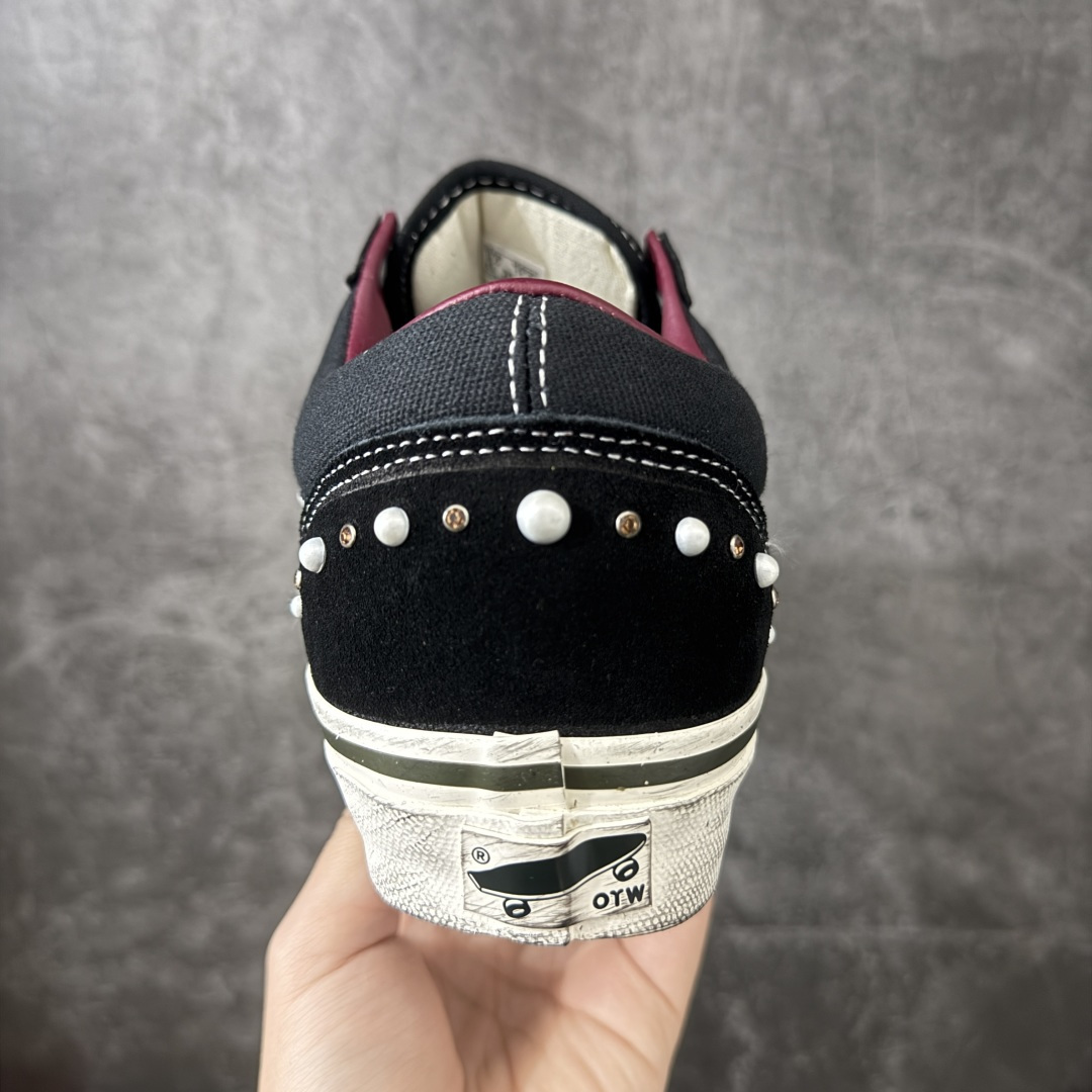 万斯Vans Premium Pearlized 珍珠做旧黑! 货号:VN000S52BLK! 市场唯一正确版本 区别市 万斯Vans Premium Pearlized 珍珠做旧黑! 货号:VN000S52BLK! 市场唯一正确版本 区别市