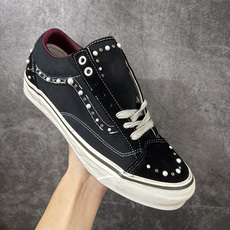 万斯Vans Premium Pearlized 珍珠做旧黑! 货号:VN000S52BLK! 市场唯一正确版本 区别市 万斯Vans Premium Pearlized 珍珠做旧黑! 货号:VN000S52BLK! 市场唯一正确版本 区别市