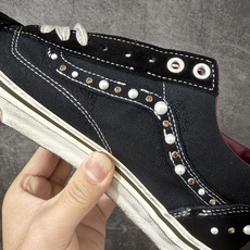 万斯Vans Premium Pearlized 珍珠做旧黑! 货号:VN000S52BLK! 市场唯一正确版本 区别市 万斯Vans Premium Pearlized 珍珠做旧黑! 货号:VN000S52BLK! 市场唯一正确版本 区别市