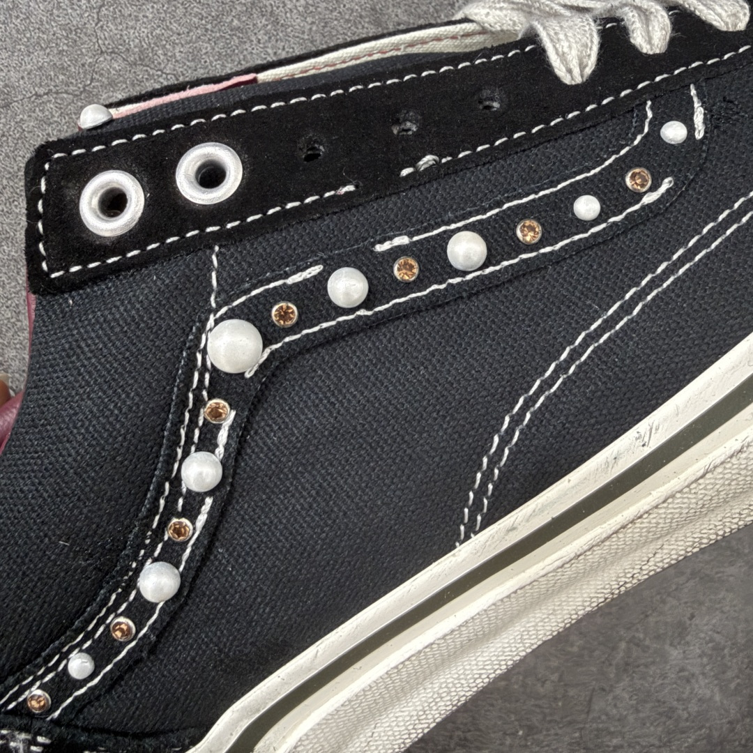 万斯Vans Premium Pearlized 珍珠做旧黑! 货号:VN000S52BLK! 市场唯一正确版本 区别市 万斯Vans Premium Pearlized 珍珠做旧黑! 货号:VN000S52BLK! 市场唯一正确版本 区别市