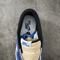 Travis Scott x Air Jordan AJ1 Low OG SP TS联名倒钩低帮 白蓝黑倒钩定制款 DM Travis Scott x Air Jordan AJ1 Low OG SP TS联名倒钩低帮 白蓝黑倒钩定制款 DM