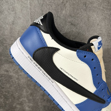 Travis Scott x Air Jordan AJ1 Low OG SP TS联名倒钩低帮 白蓝黑倒钩定制款 DM Travis Scott x Air Jordan AJ1 Low OG SP TS联名倒钩低帮 白蓝黑倒钩定制款 DM
