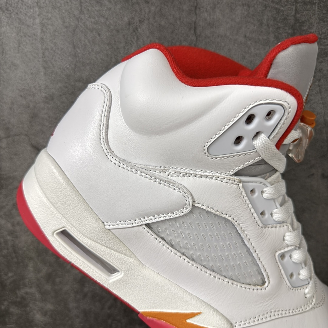 Air Jordan 5 Retro "Sunset" 高帮 复刻日落橙 AJ5 乔丹5代 aj5 乔5 高邦 复刻白红 Air Jordan 5 Retro "Sunset" 高帮 复刻日落橙 AJ5 乔丹5代 aj5 乔5 高邦 复刻白红