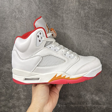 Air Jordan 5 Retro "Sunset" 高帮 复刻日落橙 AJ5 乔丹5代 aj5 乔5 高邦 复刻白红 Air Jordan 5 Retro "Sunset" 高帮 复刻日落橙 AJ5 乔丹5代 aj5 乔5 高邦 复刻白红