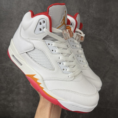Air Jordan 5 Retro "Sunset" 高帮 复刻日落橙 AJ5 乔丹5代 aj5 乔5 高邦 复刻白红 Air Jordan 5 Retro "Sunset" 高帮 复刻日落橙 AJ5 乔丹5代 aj5 乔5 高邦 复刻白红
