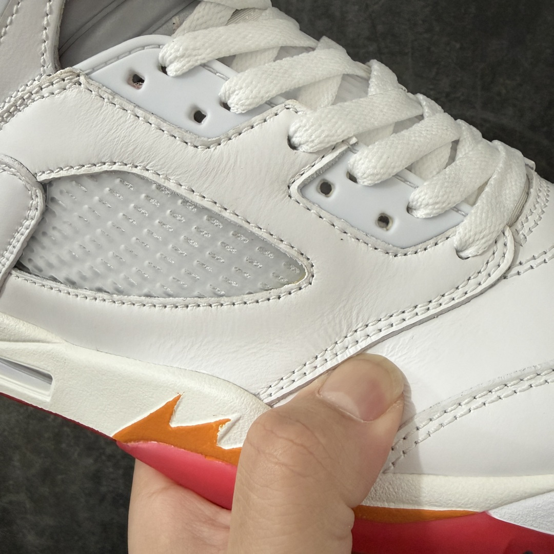 Air Jordan 5 Retro "Sunset" 高帮 复刻日落橙 AJ5 乔丹5代 aj5 乔5 高邦 复刻白红