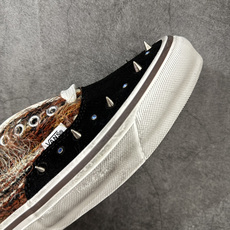 Vans Authentic 安纳海姆 碎钻流苏复古红棕 160V 纯原级别外贸订单!万斯经典 硫化帆布板鞋 正品海鸥线 Vans Authentic 安纳海姆 碎钻流苏复古红棕 160V 纯原级别外贸订单!万斯经典 硫化帆布板鞋 正品海鸥线