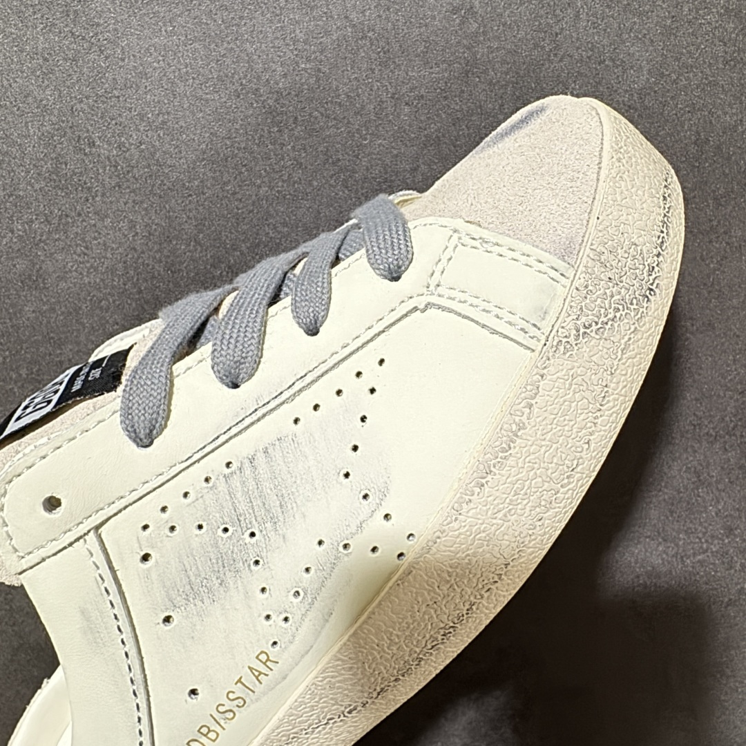 Golden Goose Super-Star 牛皮 做旧 舒适百搭 低帮半托板鞋 货号:G21D120 尺码:36-4