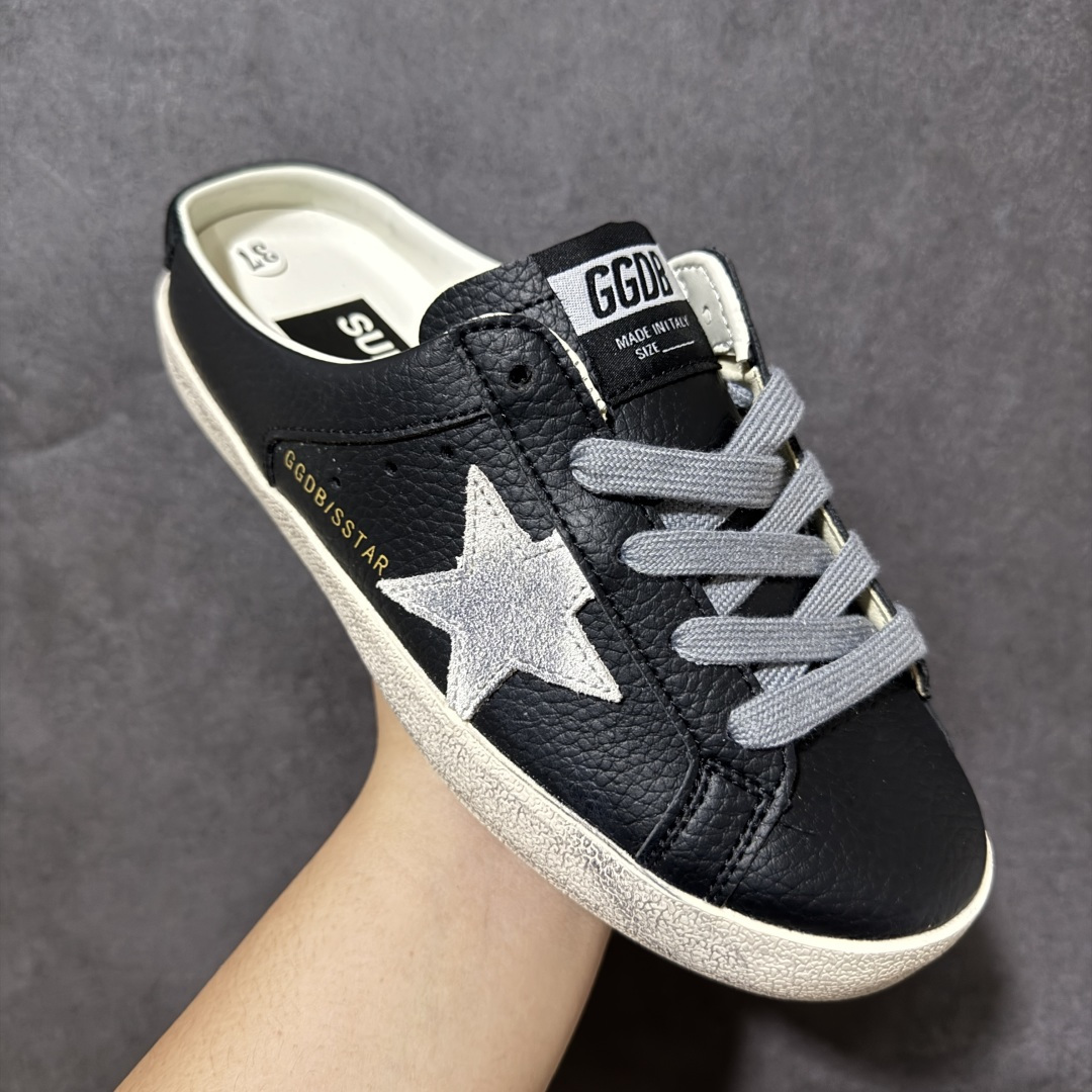 Golden Goose Super-Star 牛皮 做旧 舒适百搭 低帮半托板鞋 货号:G21D120 尺码:36-4