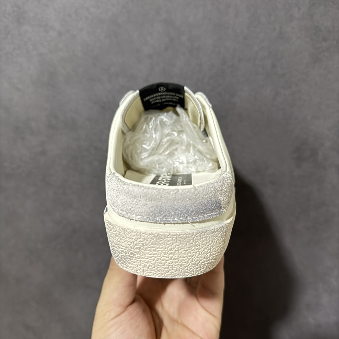 Golden Goose Super-Star 牛皮 做旧 舒适百搭 低帮半托板鞋 货号:G21D120 尺码:36-4