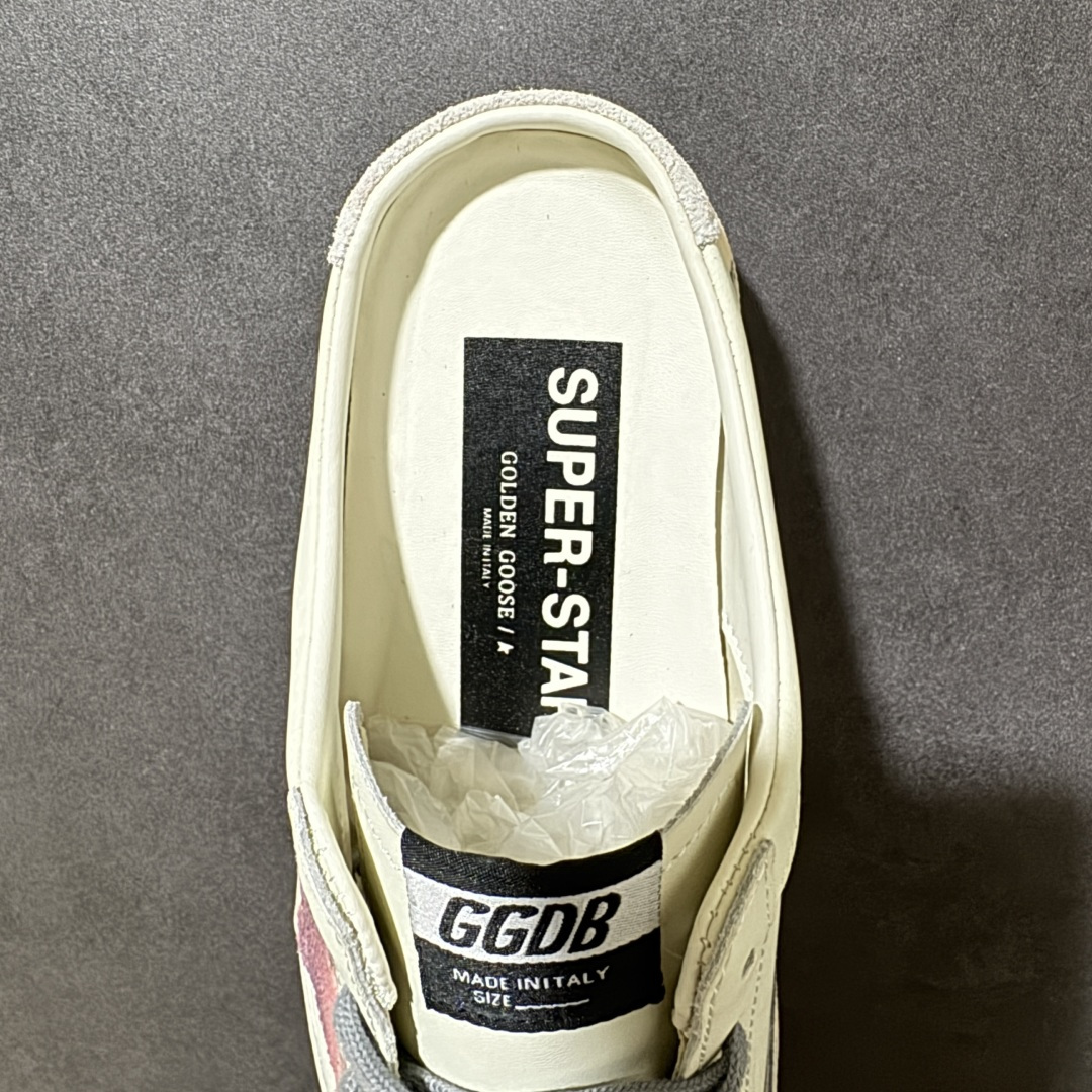 Golden Goose Super-Star 牛皮 做旧 舒适百搭 低帮半托板鞋 货号:G21D120 尺码:36-4