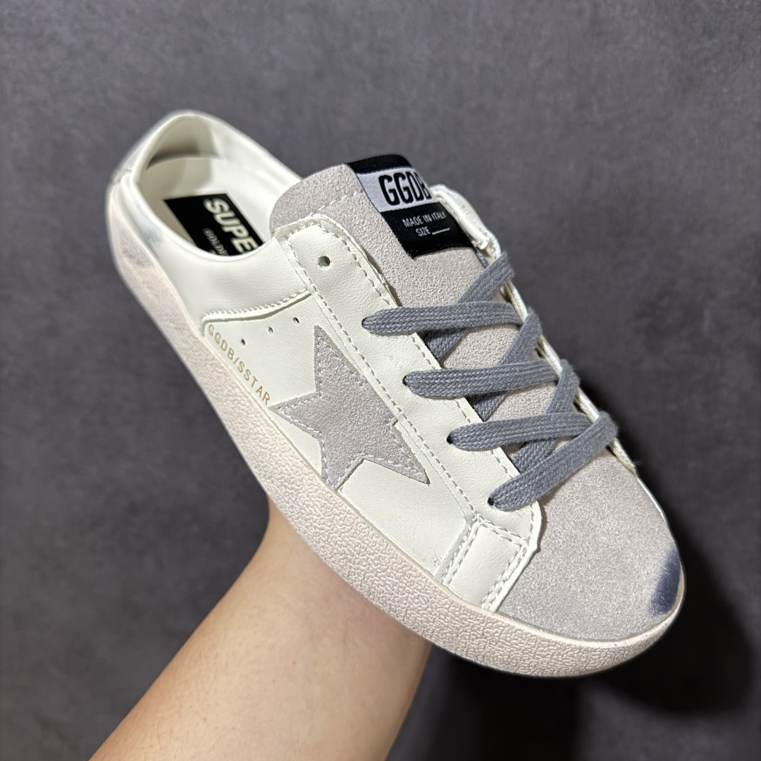 Golden Goose Super-Star 牛皮 做旧 舒适百搭 低帮半托板鞋 货号:G21D120 尺码:36-4