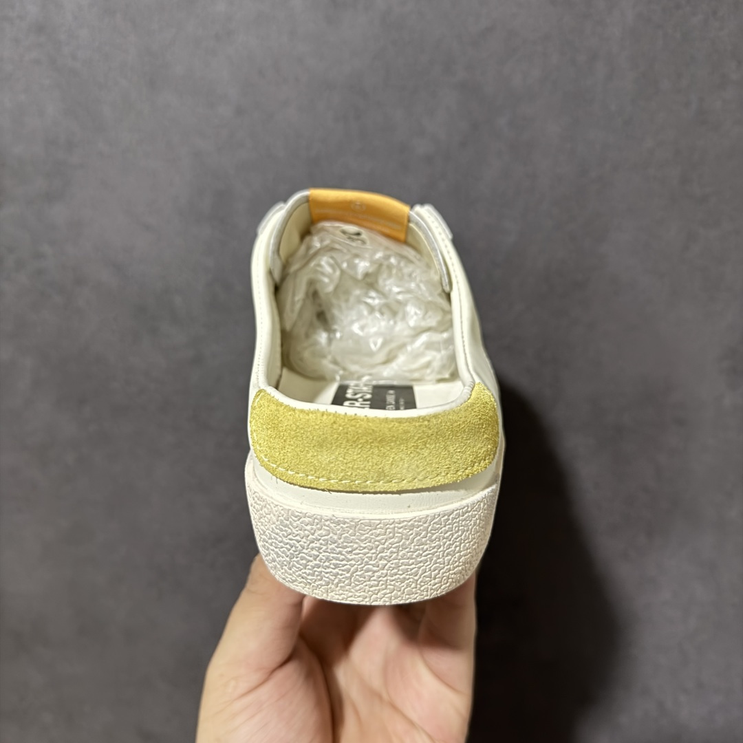 Golden Goose Super-Star 牛皮 做旧 舒适百搭 低帮半托板鞋 货号:G21D120 尺码:36-4