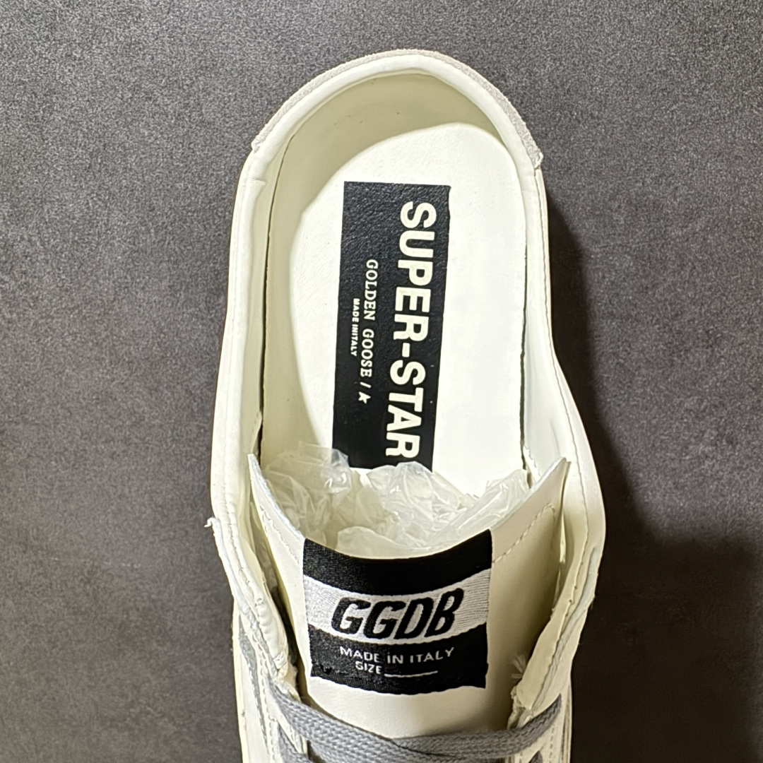 Golden Goose Super-Star 牛皮 做旧 舒适百搭 低帮半托板鞋 货号:G21D120 尺码:36-4
