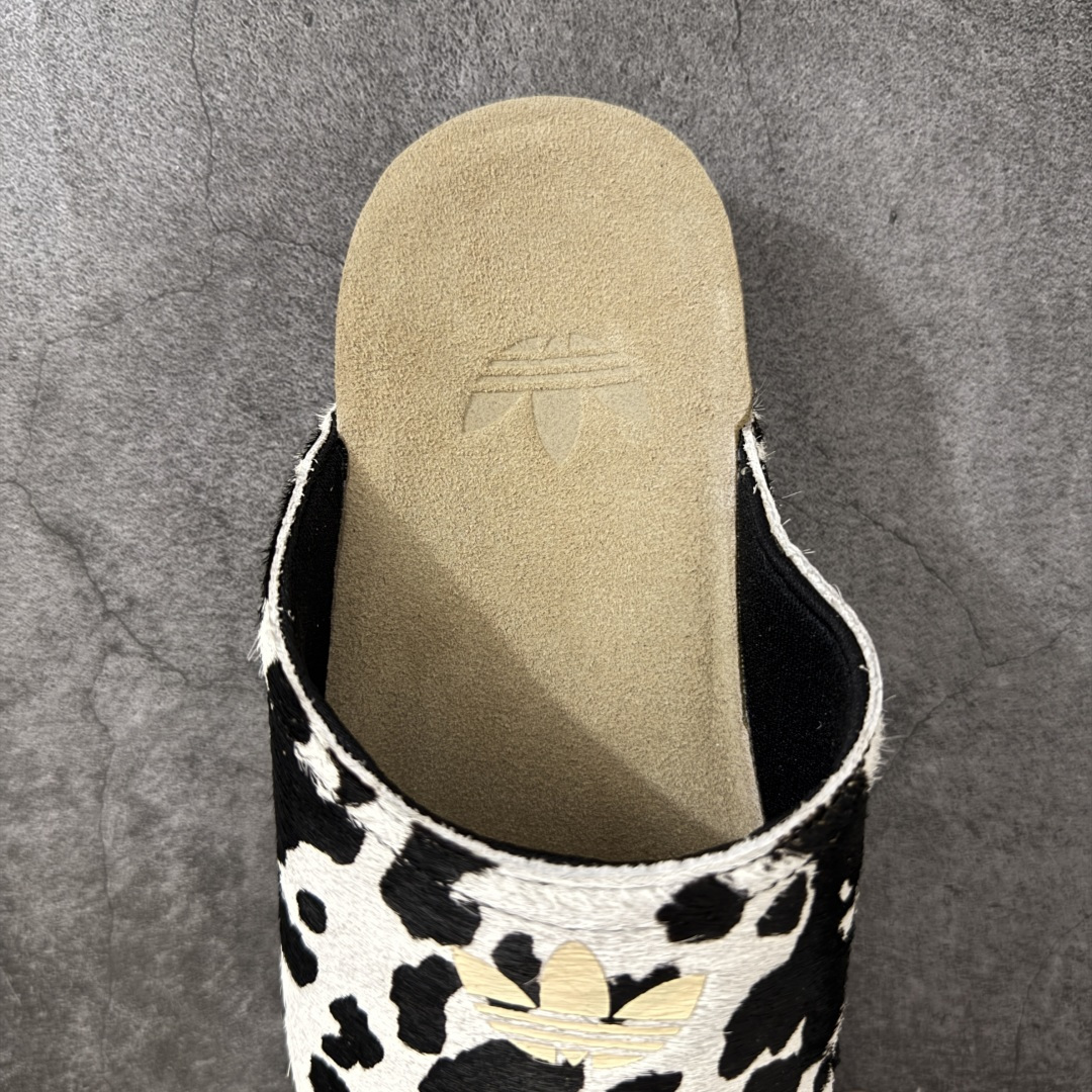 Adidas originals Adimule Superstar舒适百搭 防磨包头一脚蹬拖鞋 货号：KI0407 尺