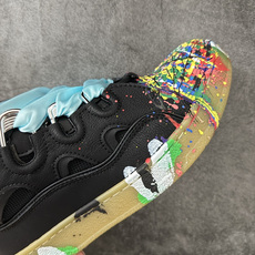 Lanvin Leather Curb Sneakers 浪凡面包鞋 现货 原版1:1开模重工艺制作 面料采用进口牛磨砂 Lanvin Leather Curb Sneakers 浪凡面包鞋 现货 原版1:1开模重工艺制作 面料采用进口牛磨砂