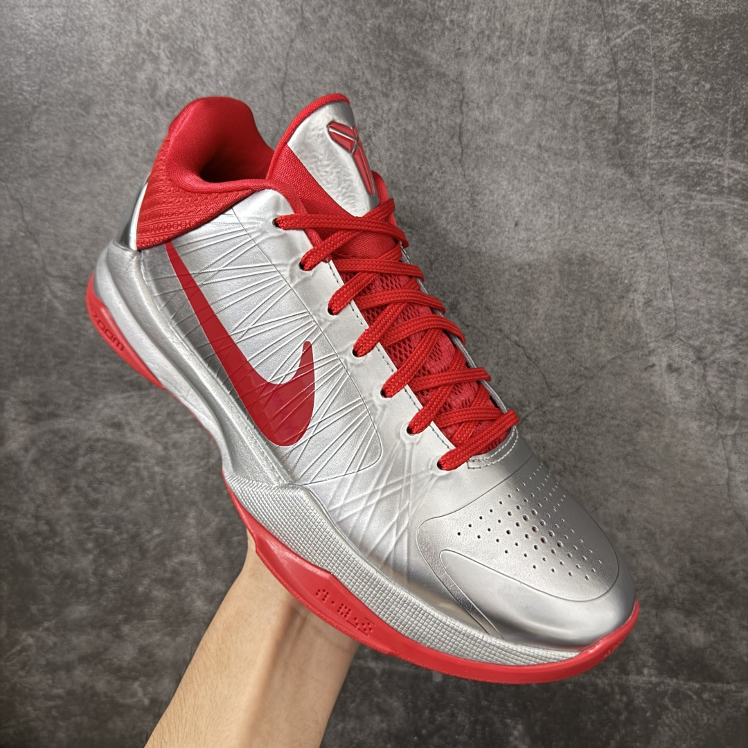 顶级纯原 NK Zoom Kobe V 科比5代复刻实战运动低帮文化篮球鞋 银红色 IV2712-001 完美复刻公司 顶级纯原 NK Zoom Kobe V 科比5代复刻实战运动低帮文化篮球鞋 银红色 IV2712-001 完美复刻公司