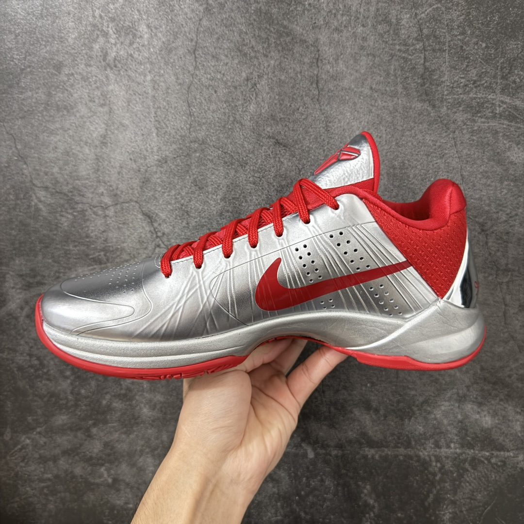 顶级纯原 NK Zoom Kobe V 科比5代复刻实战运动低帮文化篮球鞋 银红色 IV2712-001 完美复刻公司 顶级纯原 NK Zoom Kobe V 科比5代复刻实战运动低帮文化篮球鞋 银红色 IV2712-001 完美复刻公司